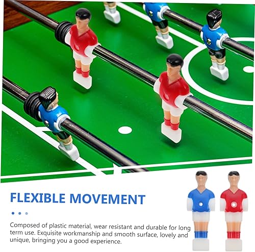 Miniatura 3 de BESTOYARD 22 piezas de fútbol jugador de fútbol jugador de fútbol de repuesto para futbolitos de futbol de mesa de repuesto para niños, futbolito de