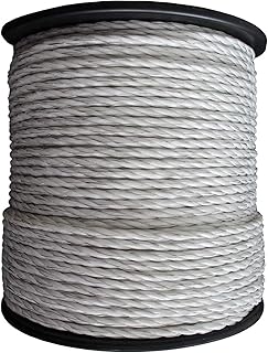 ZGM - Cuerda para Vallas eléctricas, Color Blanco