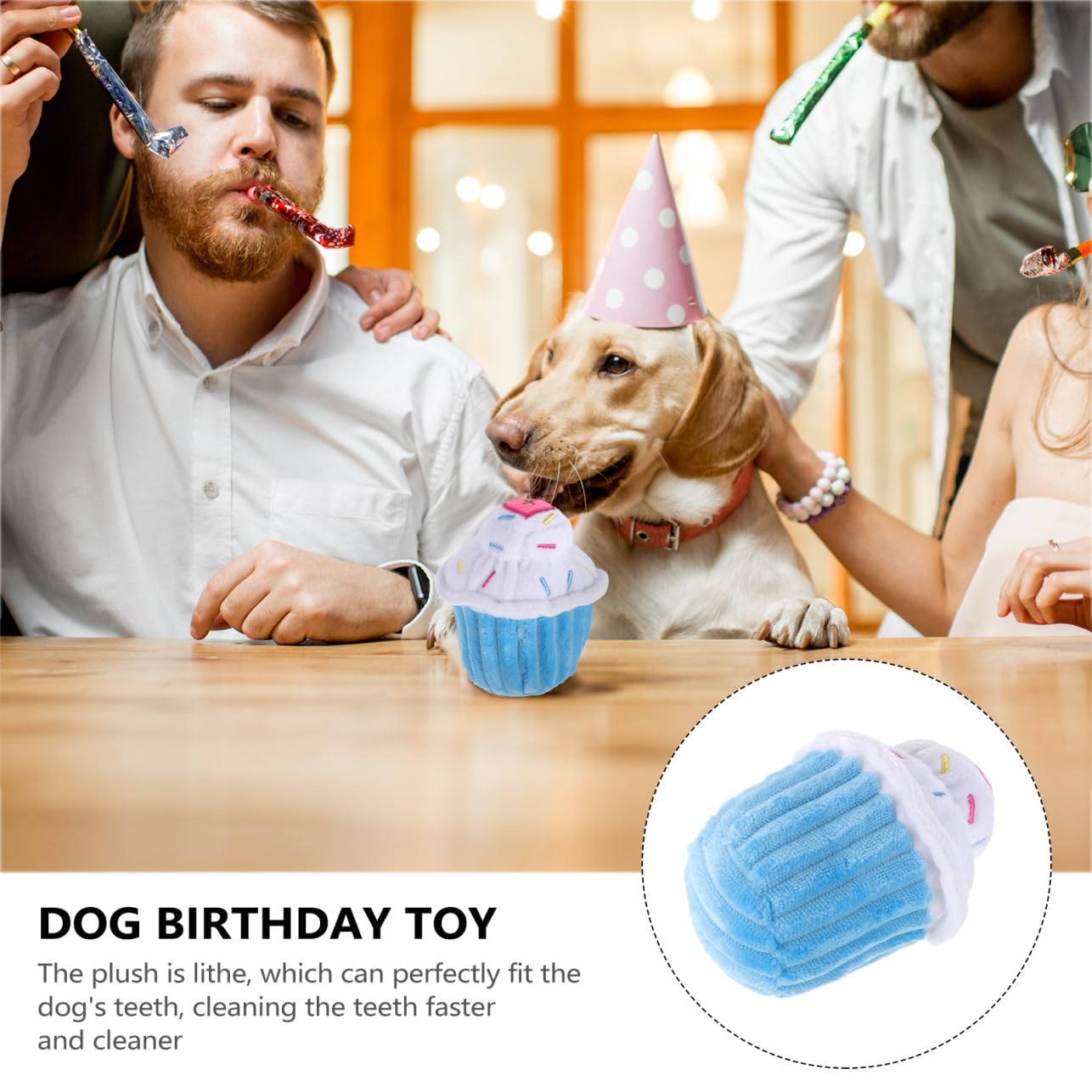 FRCOLOR 5 Pezzi Di Peluche Giocattoli Per Cani Con Cigolio Giocattoli Interattivi in ​​peluche Per Cuccioli Molari Pulizia Dolcetti Ciucci in Peluche Da Masticare Divertimento Compleanno