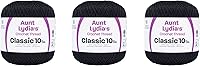 Vista 16 de Aunt Lydia Classic Dark Royal Crochet – 3 unidades de 350y/1,049.9 ft – Algodón – Calibre 10 – Crochet