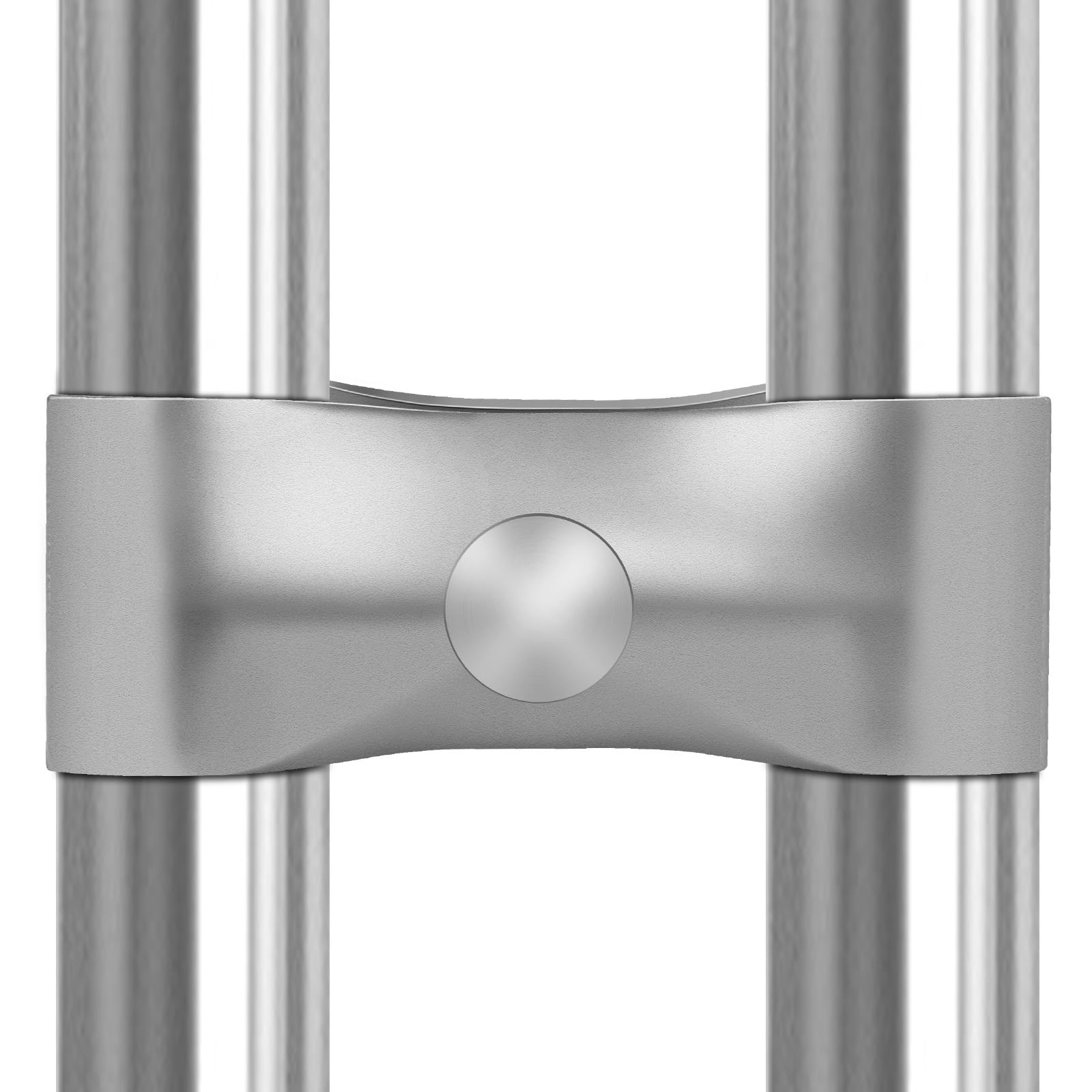 20 Stück Bauzaun Verbindungsschelle 42 x 42mm, Mobilzaun Verbinder Schelle Baustellenzaun aus Metall