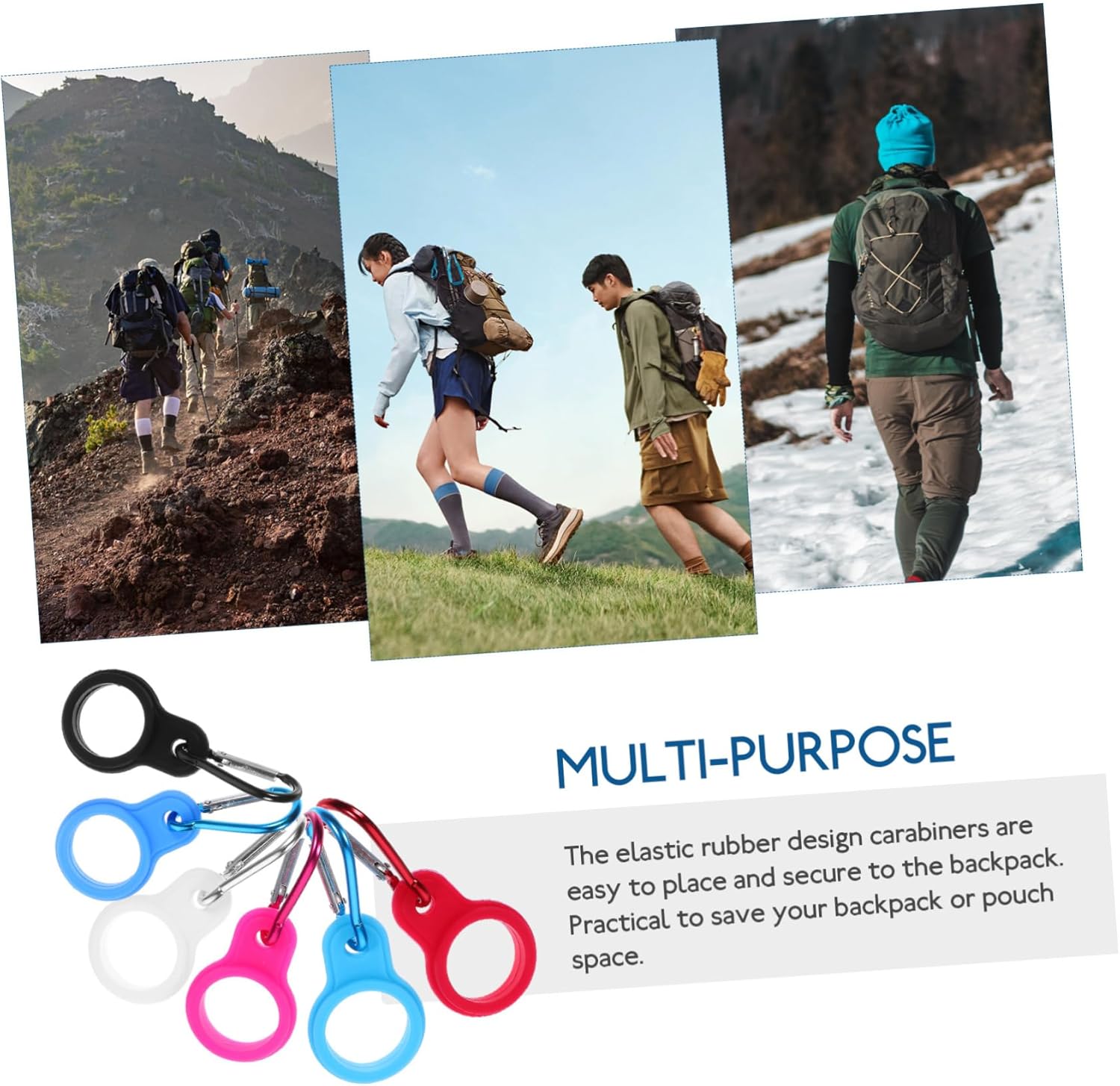 Sosoport Kettle Buckle Water Bottle Leak Proof Water Bottle Lanyard Portable Bottle Holders Ring to Attach Water