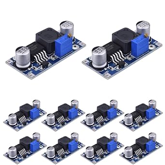 XL6009 Boost Converter 10 Pack - DC-DC Adjustable Step-Up Voltage Regulator 3-30V to 5-35V, 400KHz Power Supply Module for LED Drivers, DIY Electronics, Arduino Projects