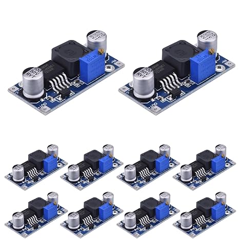 XL6009 Boost Converter 10 Pack - DC-DC Adjustable Step-Up Voltage Regulator 3-30V to 5-35V, 400KHz Power Supply Module for LED Drivers, DIY Electronics, Arduino Projects