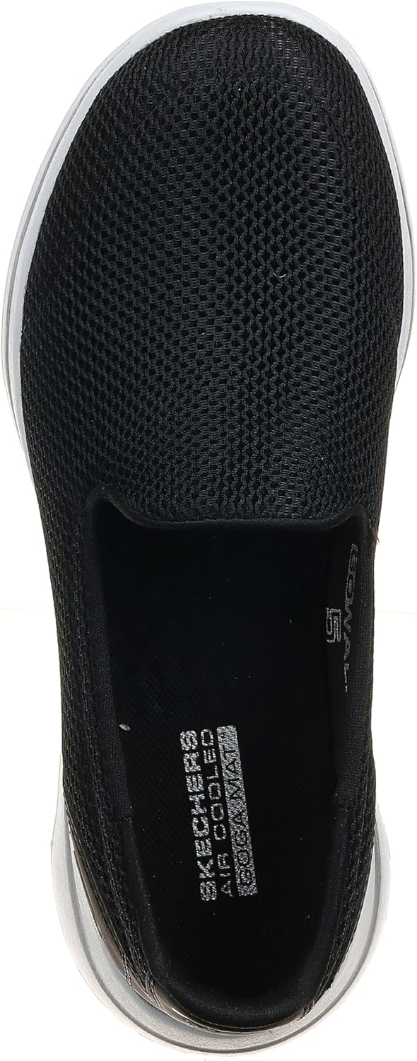 Skechers Women's Go Walk 5 Sneaker 5 Black/Hot Pink