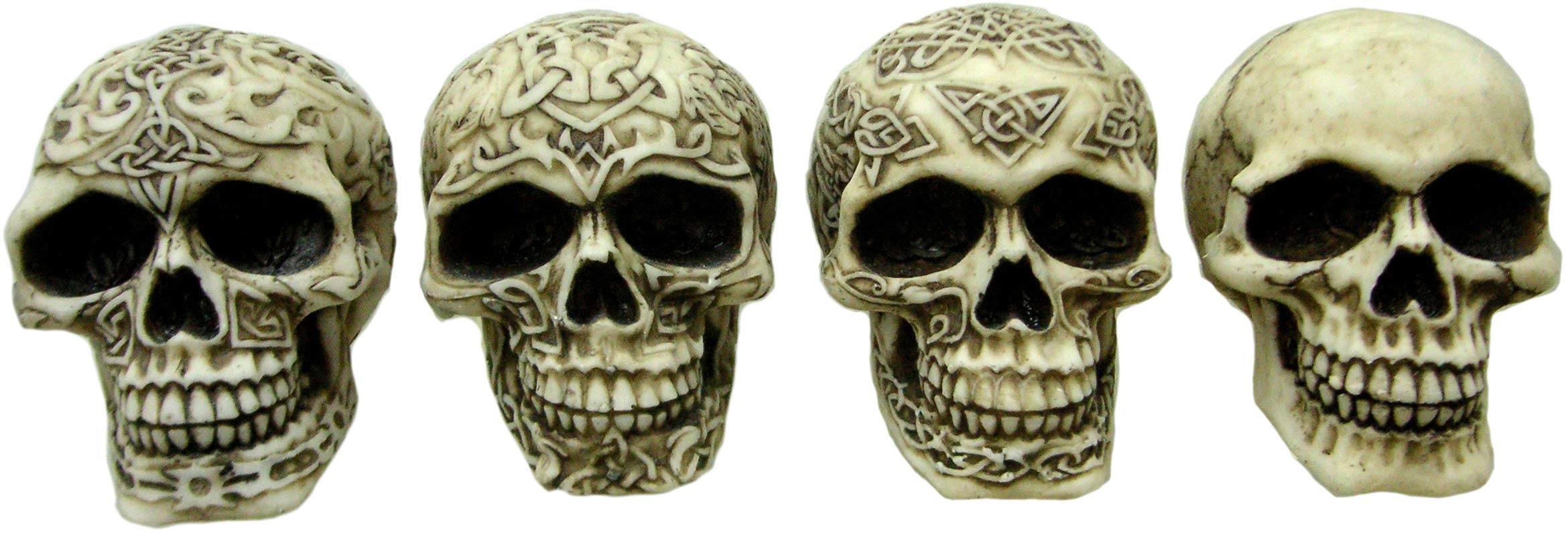 Nemesis Now Smile Set of 4, 9.5cm, Resin, Ivory