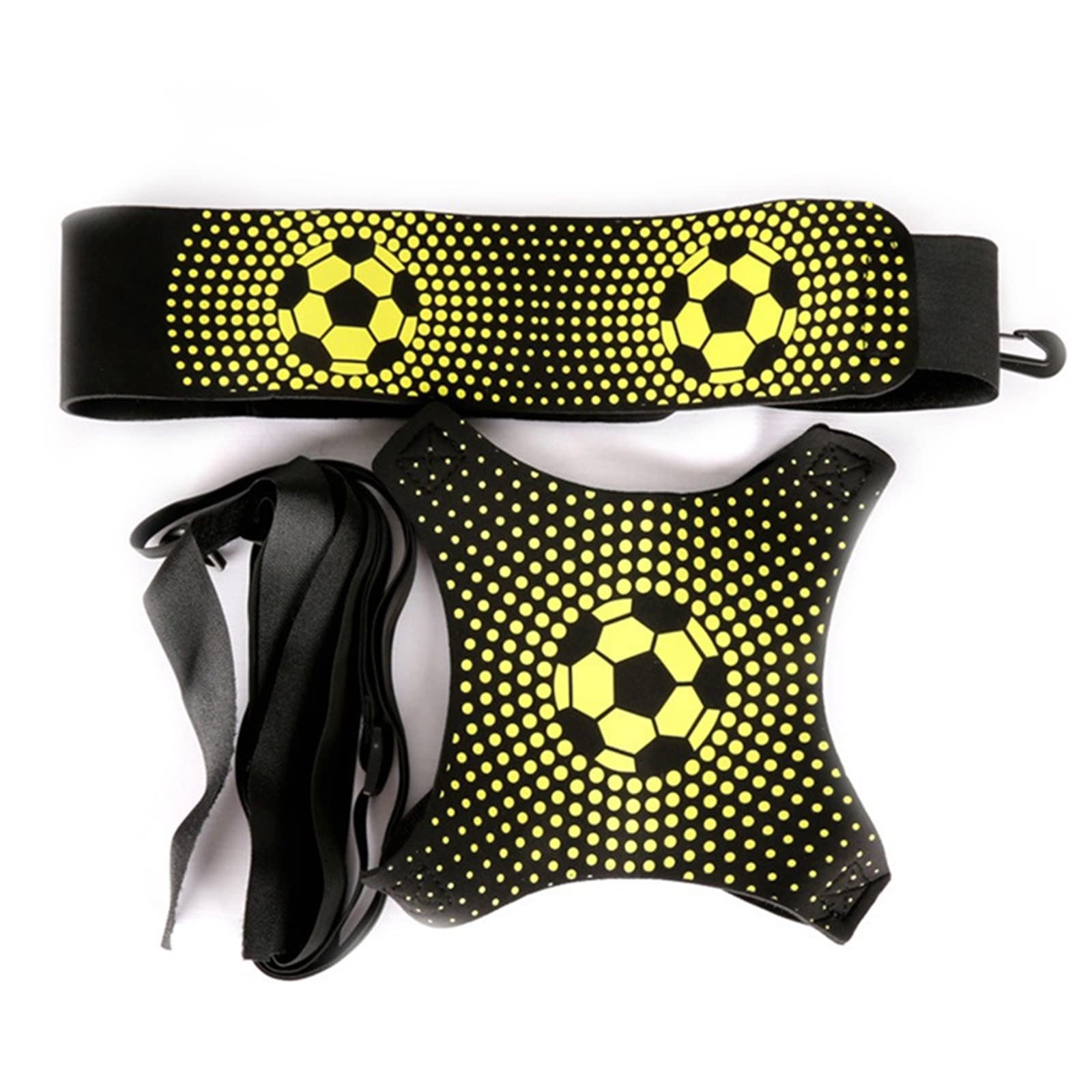 Calcio Kick Trainer Calcio Pallavolo Allenamento Allenamento Cintura Chiudere Solista Pratica Aiuto per Migliorare la Reazione Palla Controllo Vita Cintura Mani Libere Attrezzature di Allenamento per Adulti Bambino Calcio Miglioramento delle abilità