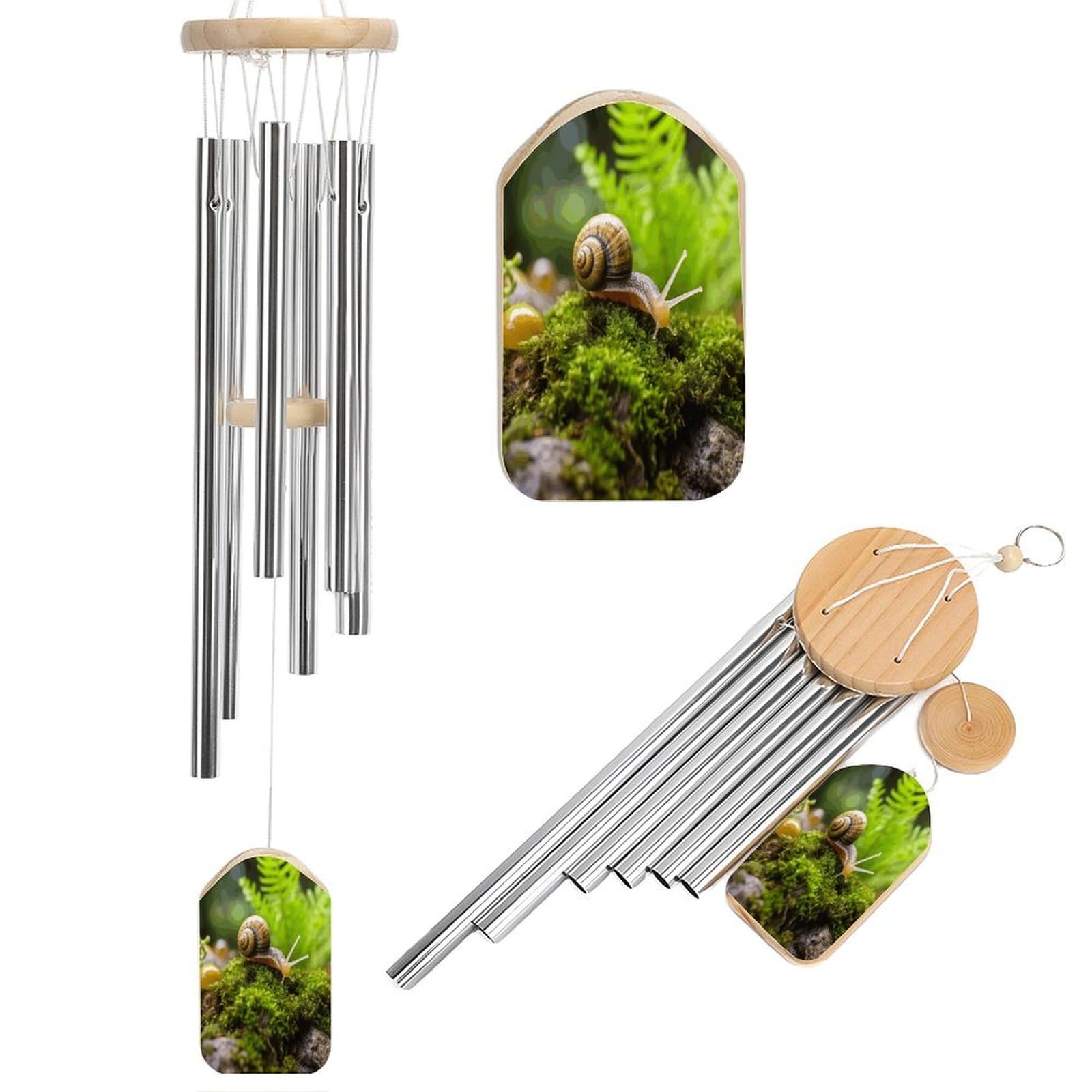 Adfgyerh Style Snail Crawling Wind Chimes For Outside, Memorial Windchimes Deep Tone Soothing Melodic Tones, Sympathy Wind Chimes For Patio Home Or Garden Decor