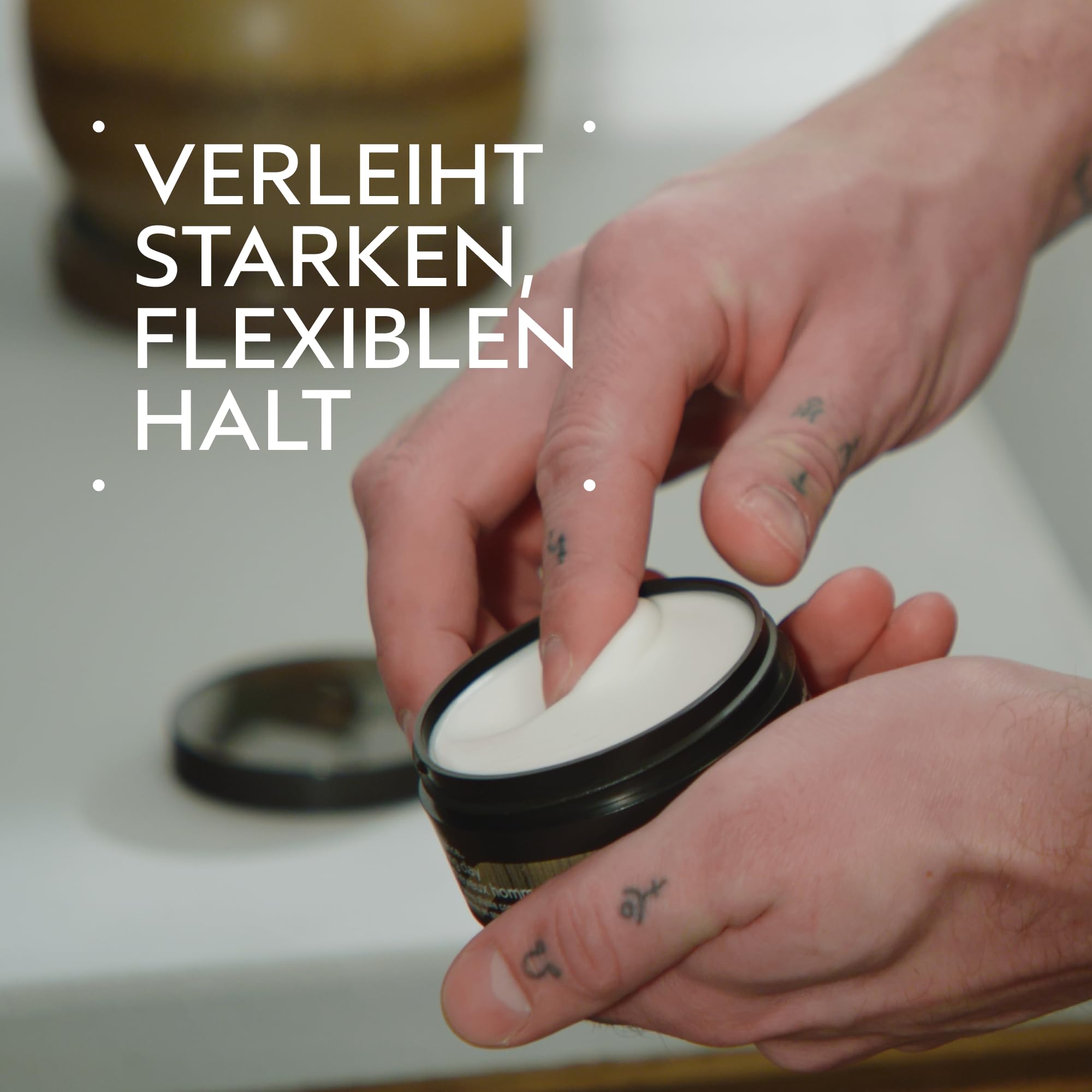 Aveda Men Pure-Formance™ Grooming Clay | Haarwachs | Starker Halt | Mattes Finish | 75 ml