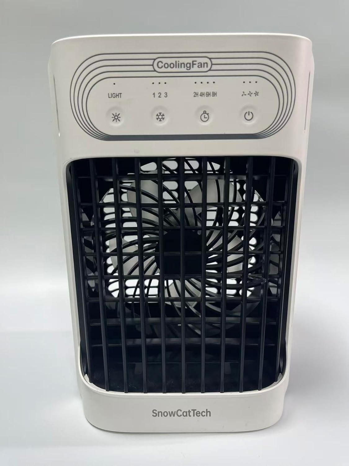 Small Portable Air Conditioners, 3 in 1 Evaporative Air Cooler with 3 Speeds, 3 Mists, 2-8H Timer, 7 Color Lights, 800ML Personal AC Unit, 120° Adjust Mini Desktop Fan for Home Bedroom Office