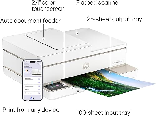Miniatura 4 de HP Envy 6555e Impresora inalámbrica de inyección de tinta a color todo en uno, Portobello, impresión, escaneo, copia, impresión a doble cara Lo