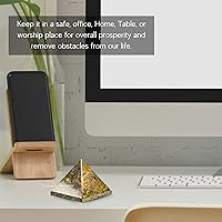 Vista 381 de Amazing Gemstone Amethyst Pyramid Crystal Healing Stones - 2" Great Pyramid Figurine of Natural Stone Pyramid for Meditation, Reiki, Chakra