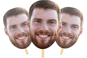 Custom Face on a Stick, Perfect for Parties and Celebrations