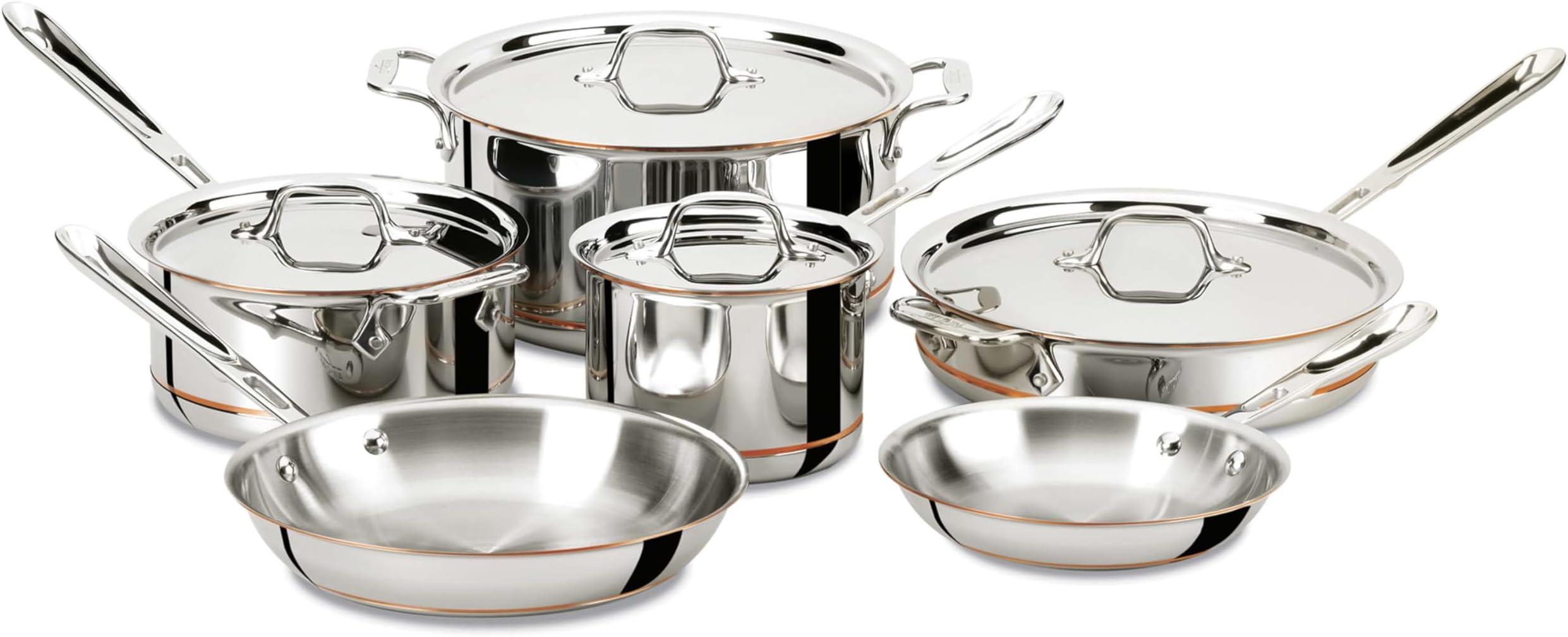 Copper Core Cookware Set 7pc 10-Piece 8400000009