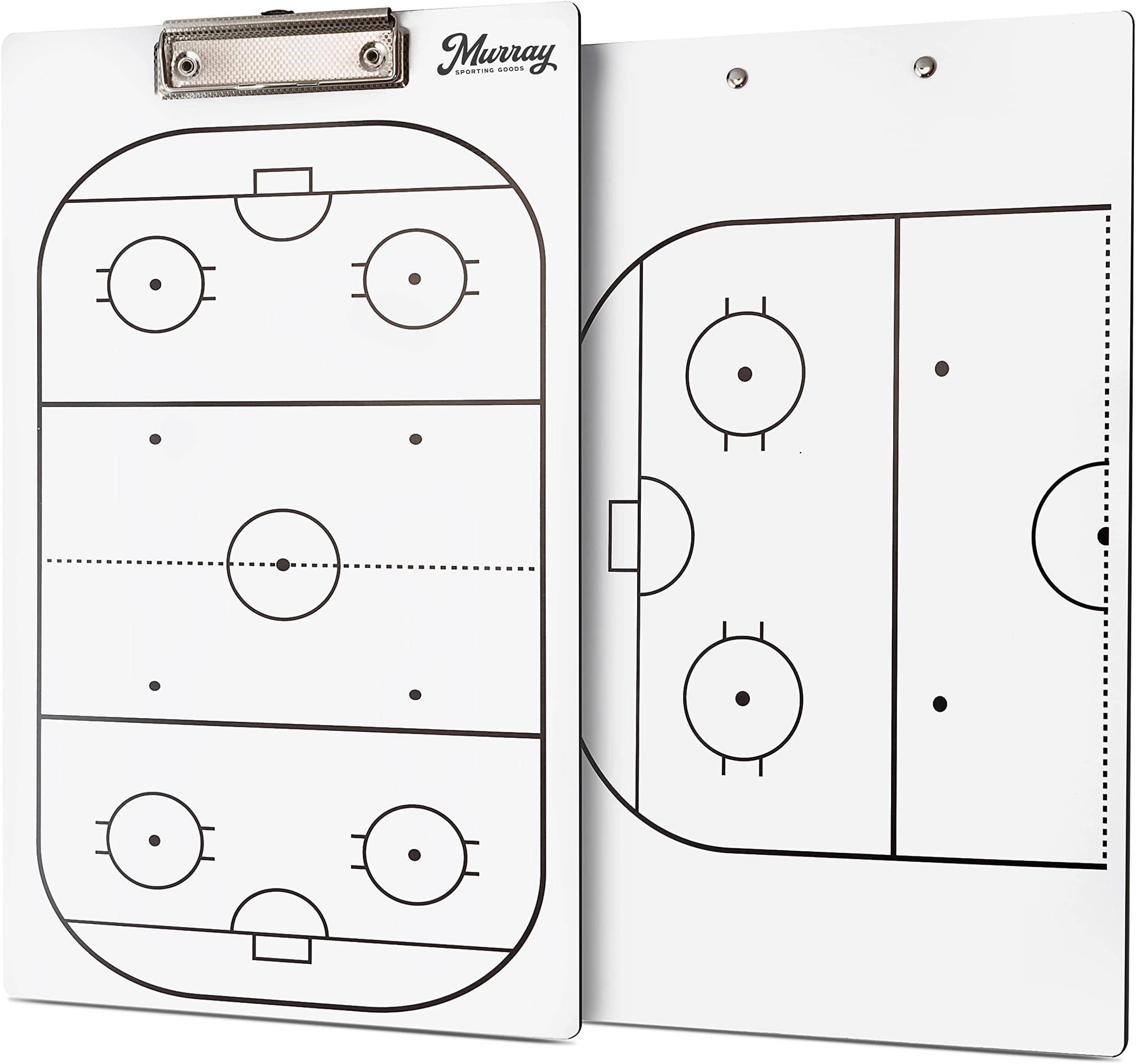 Murray Sporting Goods Dry Erase Coaches Clipboard | Double-Sided Dry Erase White Board