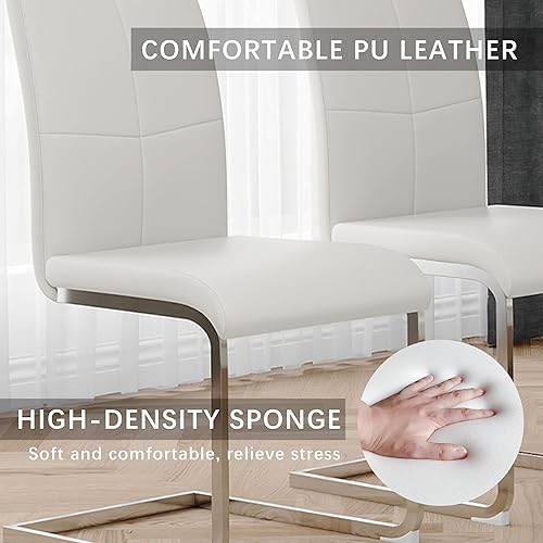 Miniatura 5 de Juego de comedor moderno de cristal de lujo de 7 piezas, juego de cena rectangular minimalista grande para 6, juego de mesa de cocina de vidrio