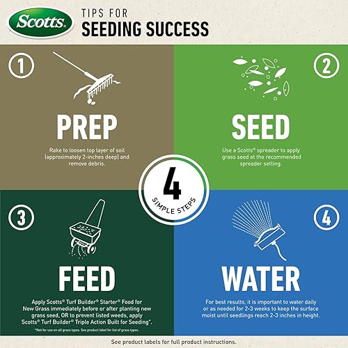 Miniatura 6 de Scotts Turf Builder Grass Seed - Mezcla de sombra densa para pasto de festuca alta