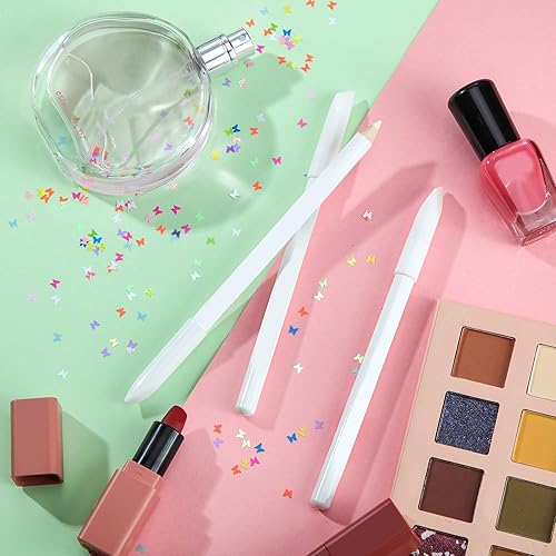 Miniatura 4 de Lápiz de blanqueamiento de uñas 2 en 1, lápiz de uñas blanco, diseño de uñas, manicura con empujador de cutículas