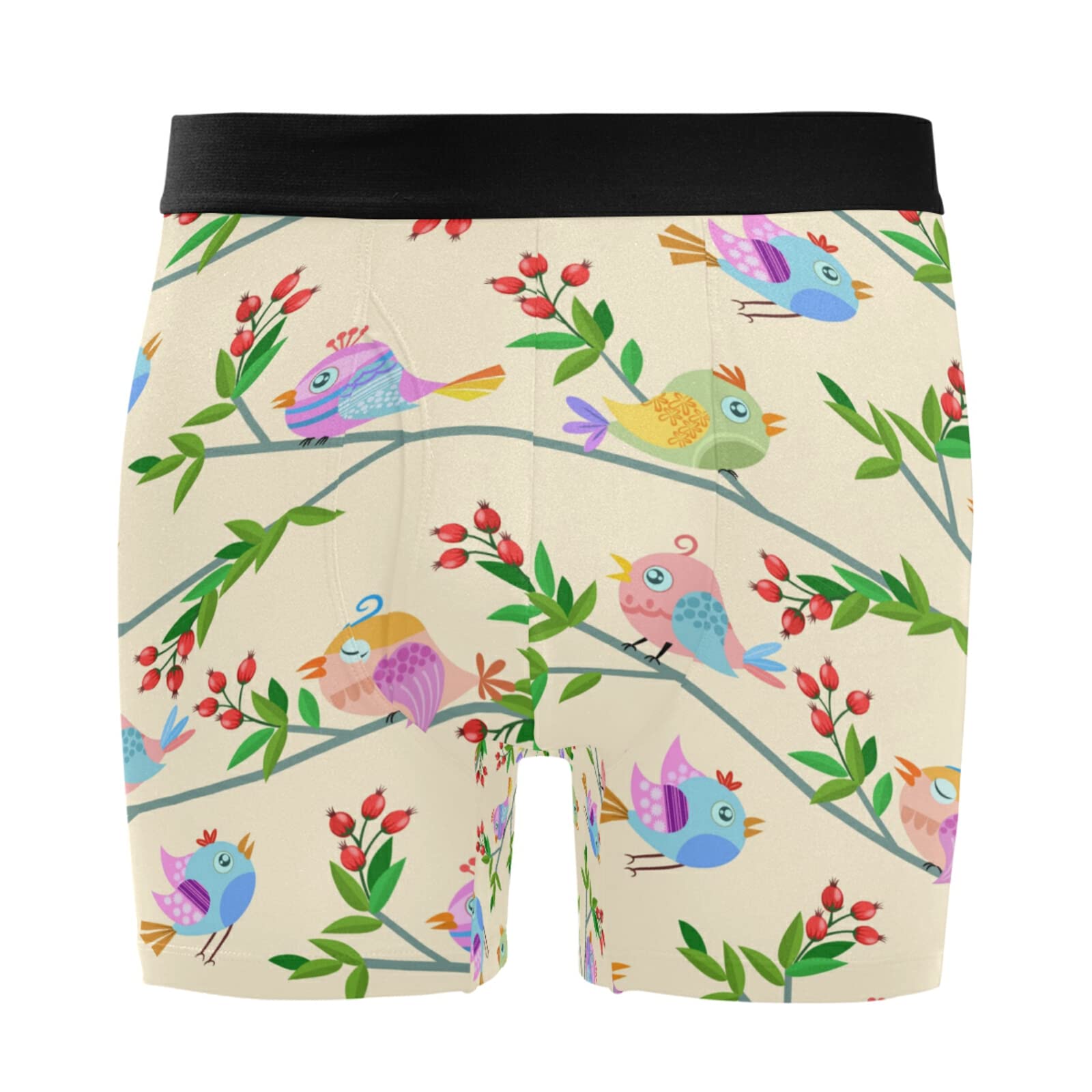 Ropa interior para hombre bóxer elástico calzoncillos cómodos Vnurnrn flores pack de 2 7