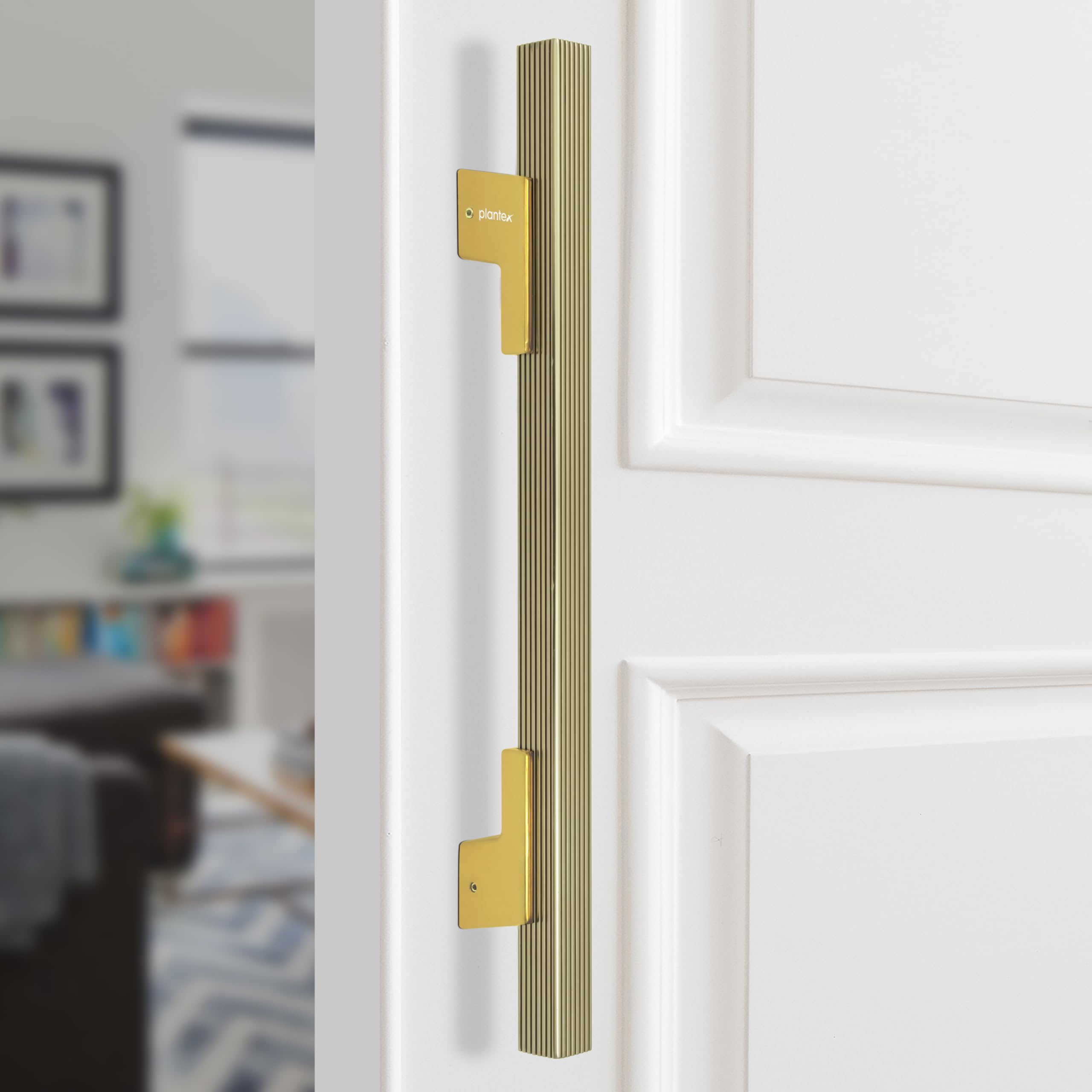 Plantex 17 Inch Main Door Handle for Wooden Doors - Pull-Push Handle Accessory (Pack of 1, Black) — Amazon image 12