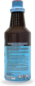 Santeen Professional Toilet Bowl Cleaner 6 Pack (32oz Bottles) Heavy Duty Rust, Lime & Scale Remover Restores Porcelain Finish Industrial Strength Stain Dissolver