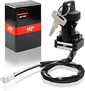 1PZ KV1-K01 Ignition Key Switch Replacement for Kawasaki Prairie 300 KVF300 2000-2002 Prairie 360 KVF360 2003-2012 Prairie 400 KVF400 1999-2002 Bayou 300 KLF300 2004 KFX450R 2008-2014 ATV 27005-1229