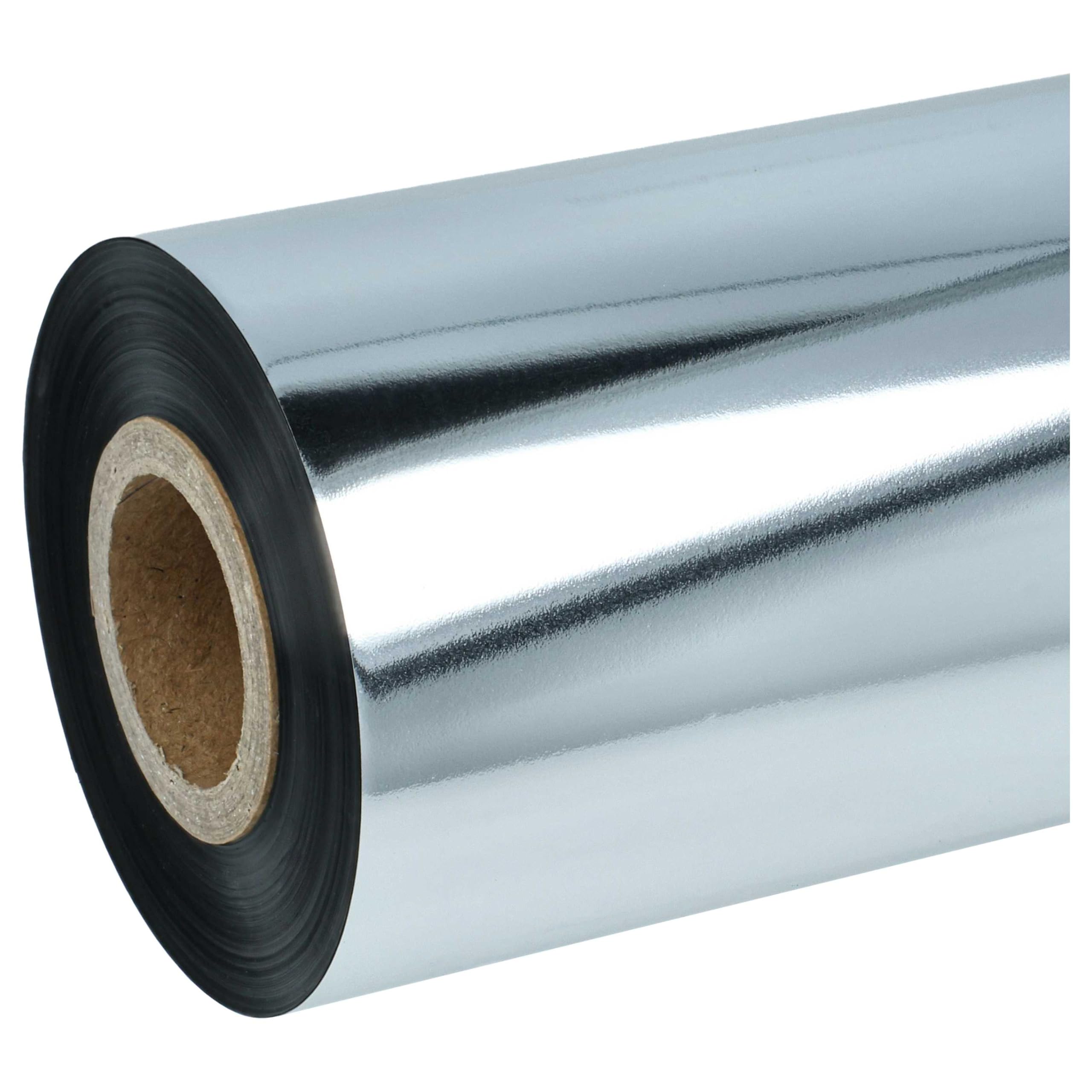 vhbw 10x taśma termotransferowa kompatybilna z TSC TTP-384M, TTP-366M, TTP-346M, wytrzymała drukarka etykiet 110 mm x 300 m wosk-plus