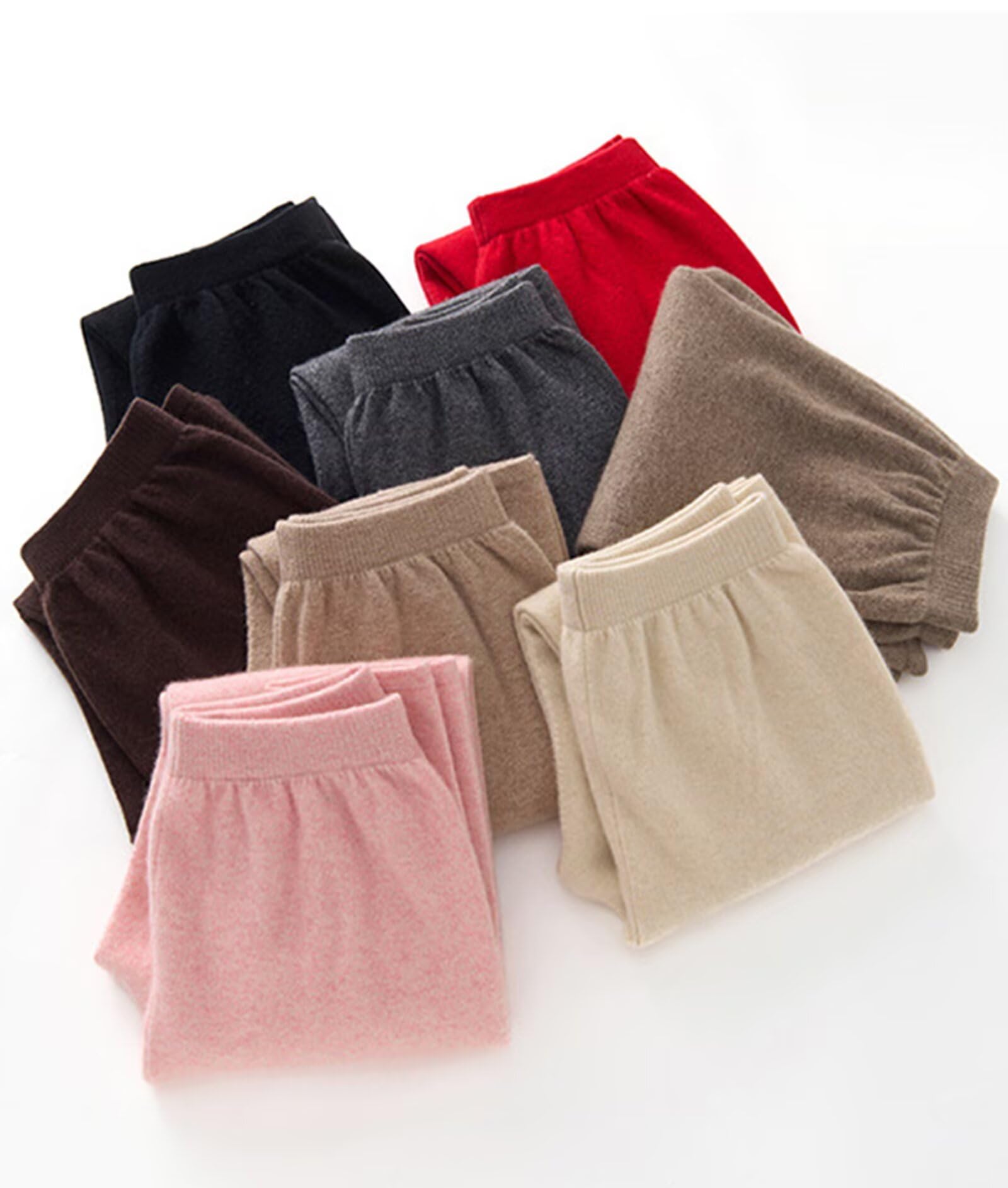 Pantalones térmicos 100% Cachemira para Mujer, Suaves, cálidos, Ropa Interior térmica