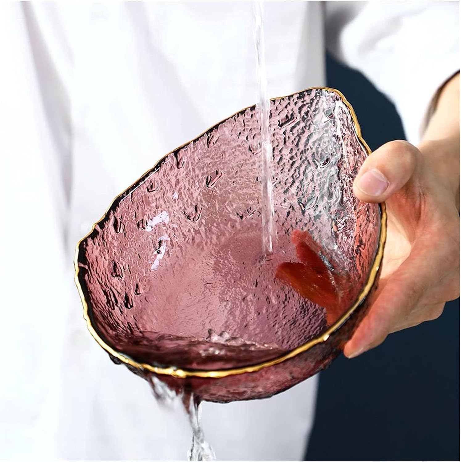 Saladiers à fruits, Bol à Dessert for salade de fruits Transparent(Gris)