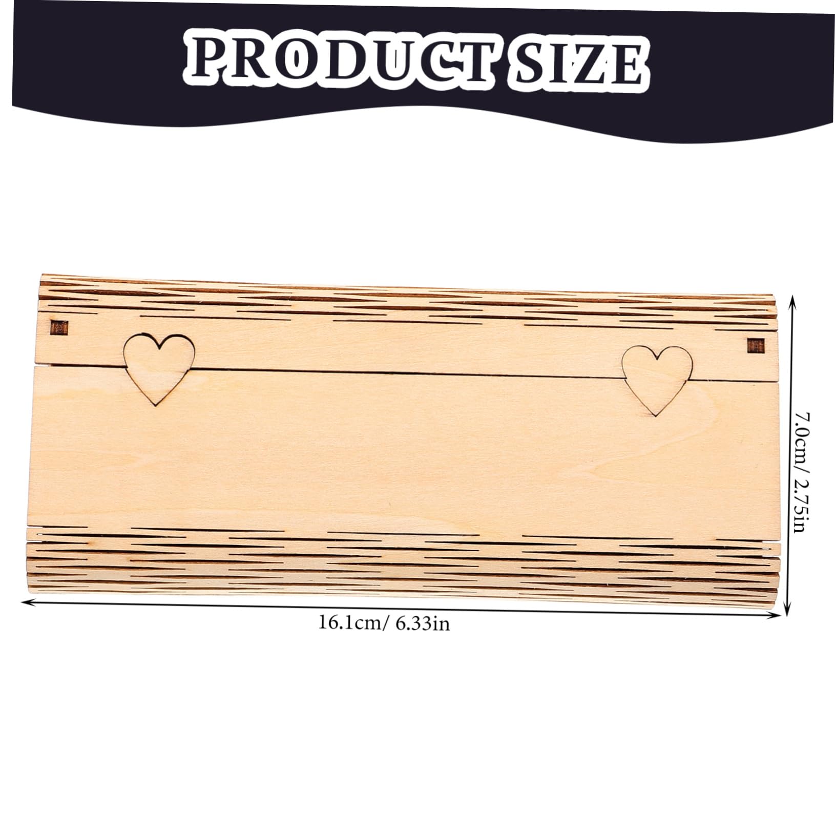BESPORTBLE Scatola Di Occhiali in Legno Scatole Di Immagazzinaggio Superiore Sacca Da Sole Custodia Rigida Per Occhiali Astuccio Casa Di Occhiali Custodia Per Gli Occhiali Di Legno