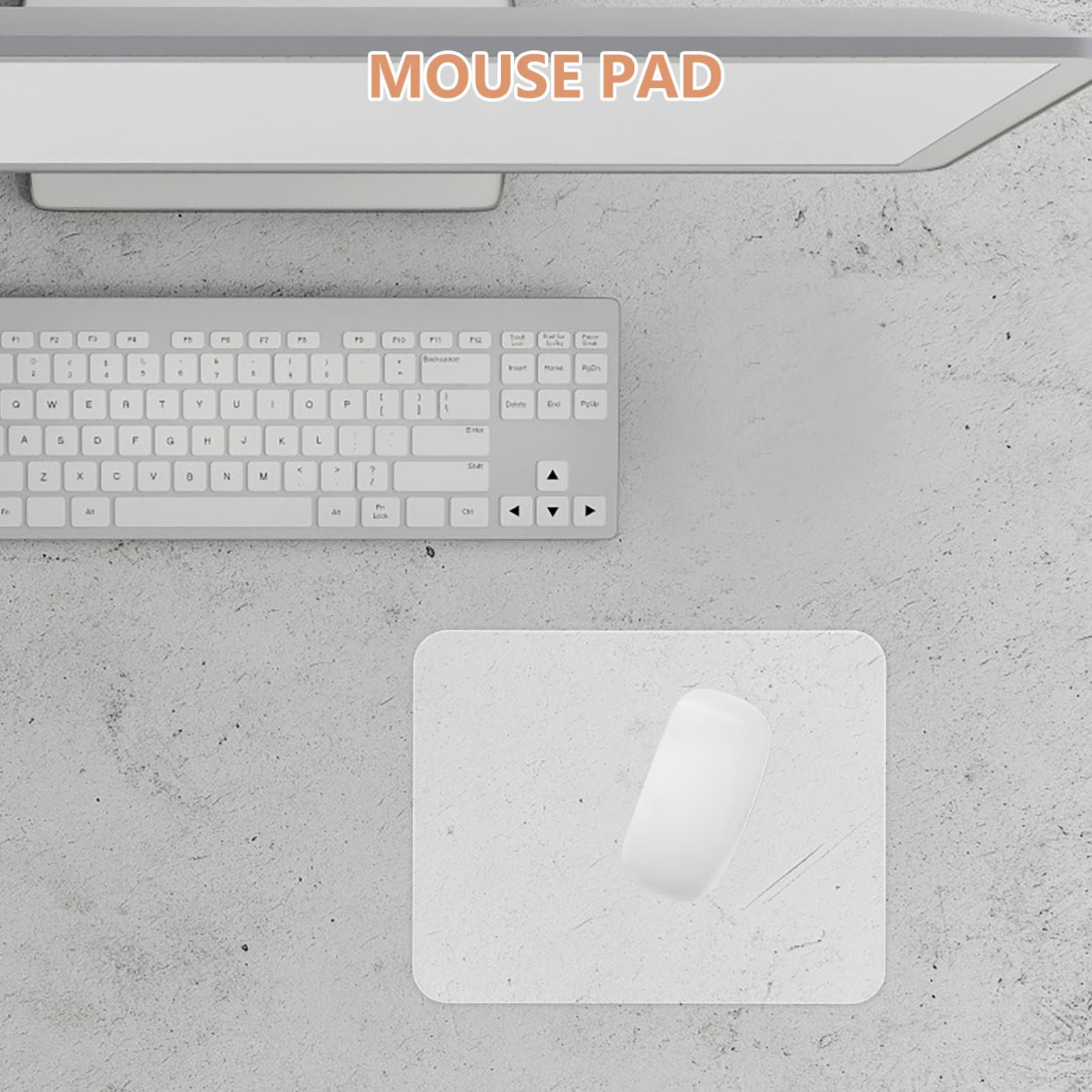 Tappetino Mouse in Vetro per Scrivania, Ufficio e Gaming
