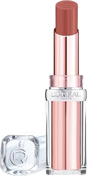 L'Oreal Paris Lipstick, Balm-In-Lipstick, Keeps Lips Hydrated & Smooth, Natural-Looking Shiny Finish, Cushiony, Buttery Texture Cares Like A Balm, 191 Nude Heaven?