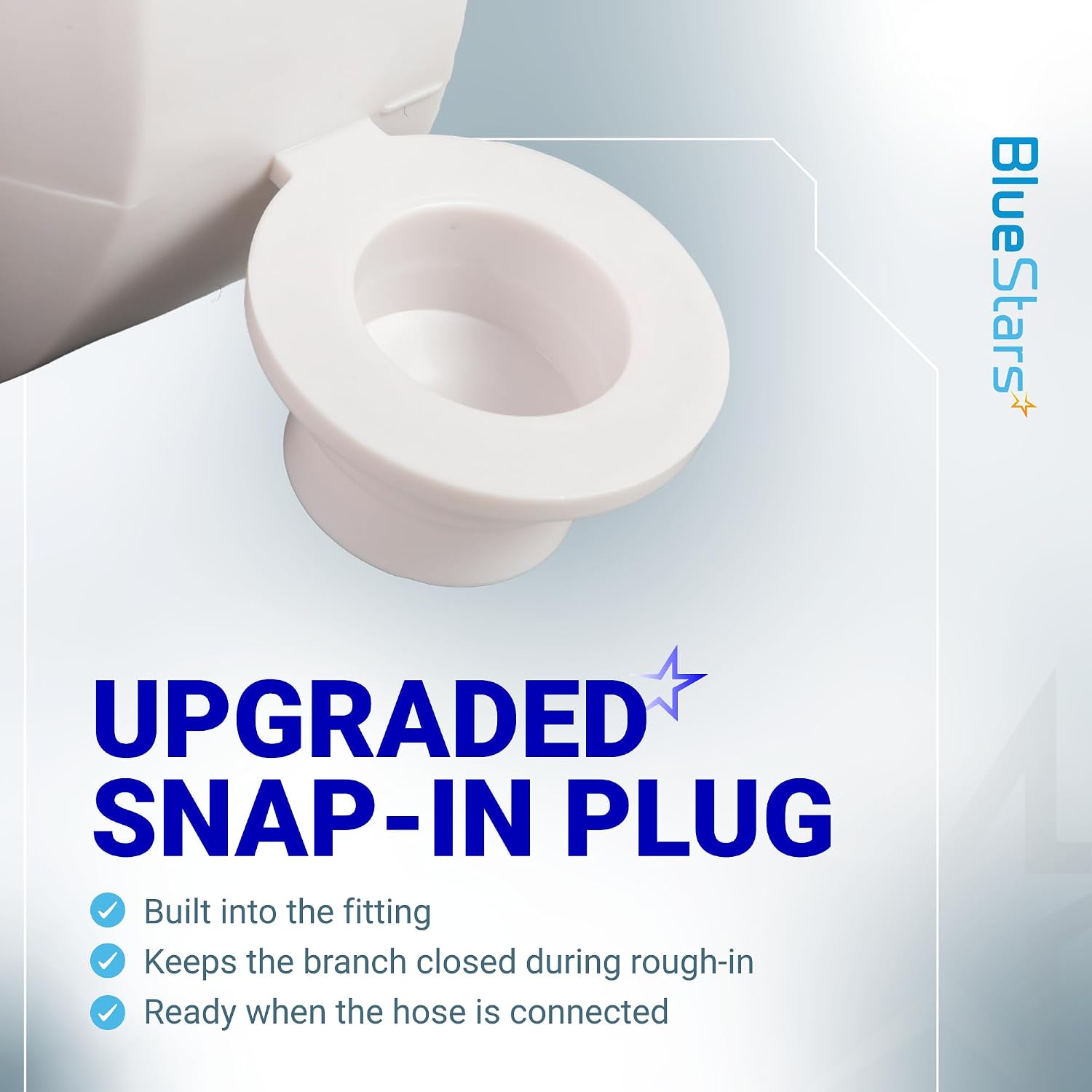 [NEW] BlueStars 212332 Condensate Drain Pipe 1-1/2" x 1-1/2" x 3/4"