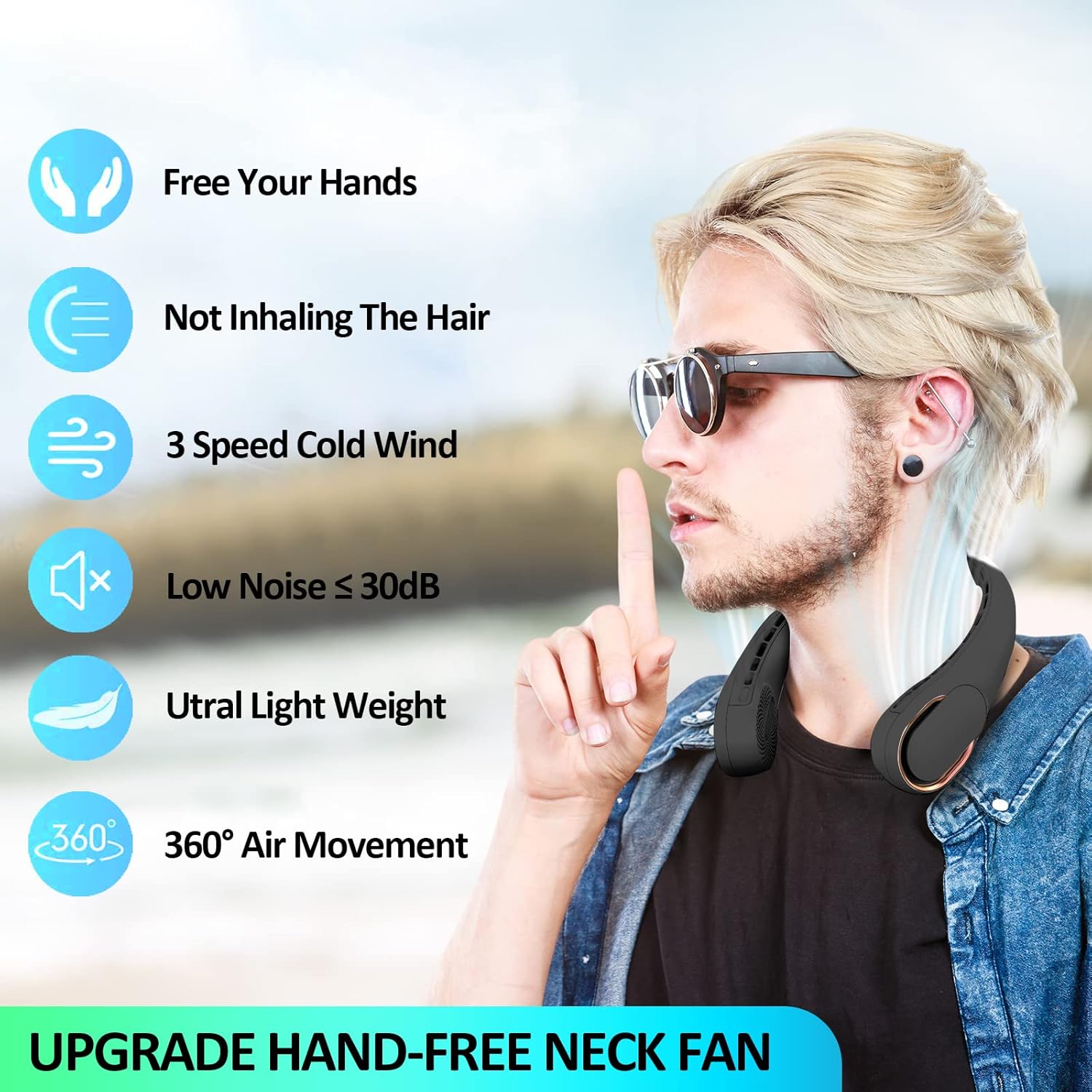 Portable Neck Fan