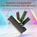 ® ZORBES® Desktop RAM Heatsink ARGB Memory Heat Spreader for DDR4 DDR5 with 5V 3 Pin Sync and Aluminum Alloy Construction for Gaming PC Builds gallery image
