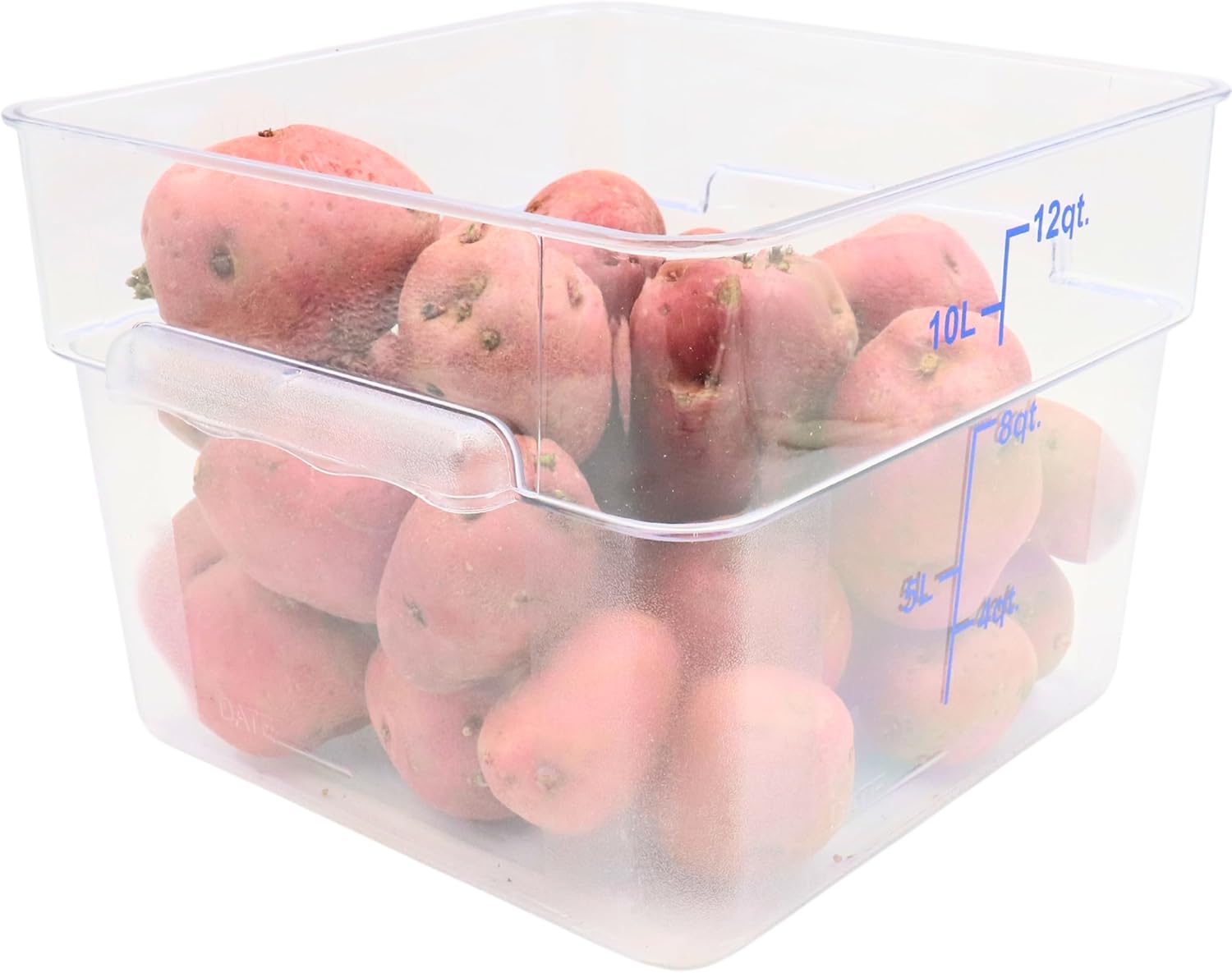 12Qt Clear Polycarbonate Food Storage Container – Reusable, NSF Approved (Lid Sold Separately) 12Qt Clear Polycarbonate Food Storage Container – Reusable, NSF Approved (Lid Sold Separately)