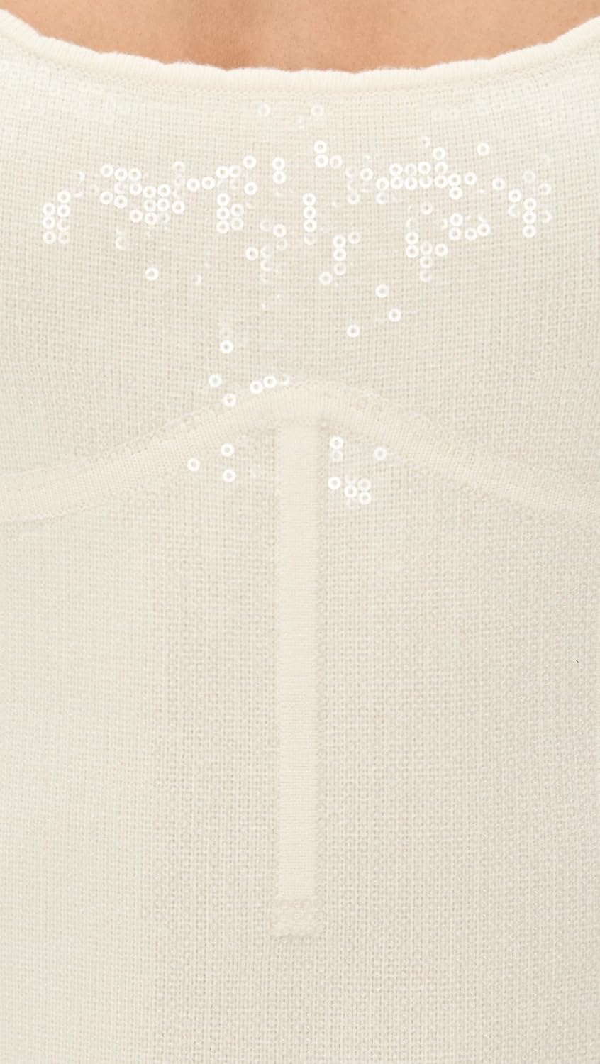 Fleur du Mal Women's Sequin Knit Corset Mini Dress - Image 6