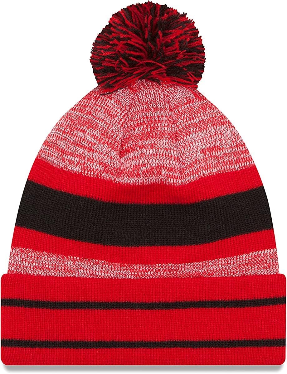 New Era Unisex-Adult NFL Official Sport Knit Classic Cuffed Knit Pom Beanie Hat - Image 2