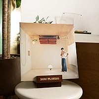 Vista 3 de Sonny & Sloane Soporte para discos de vinilo Now Playing: soporte para discos de madera clásico - Accesorios de vinilo para entusiastas de LP