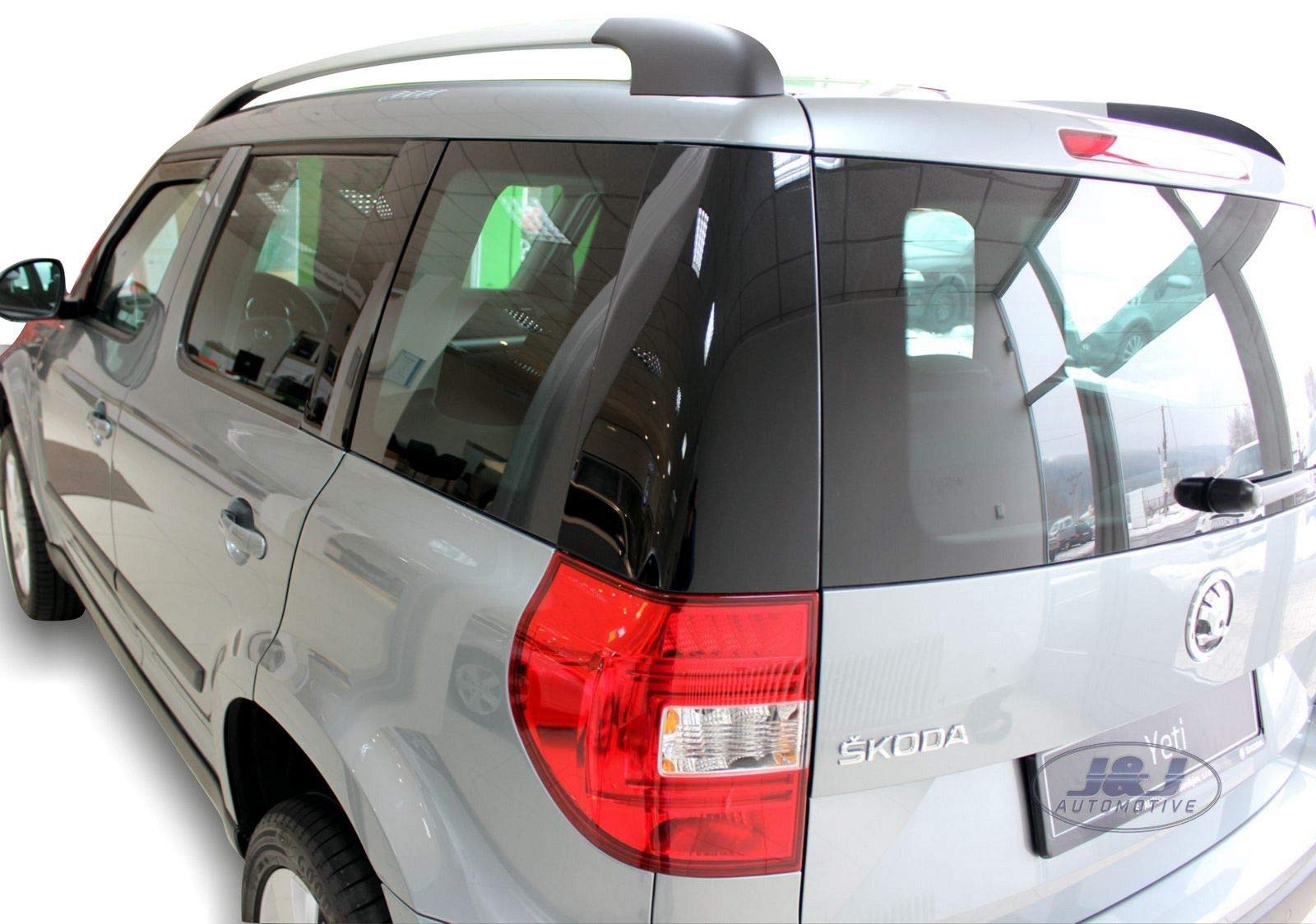 Heko Windabweiser für Skoda Yeti 5-Türer 2009-2017 2tlg Vorne Getönt Dunkel