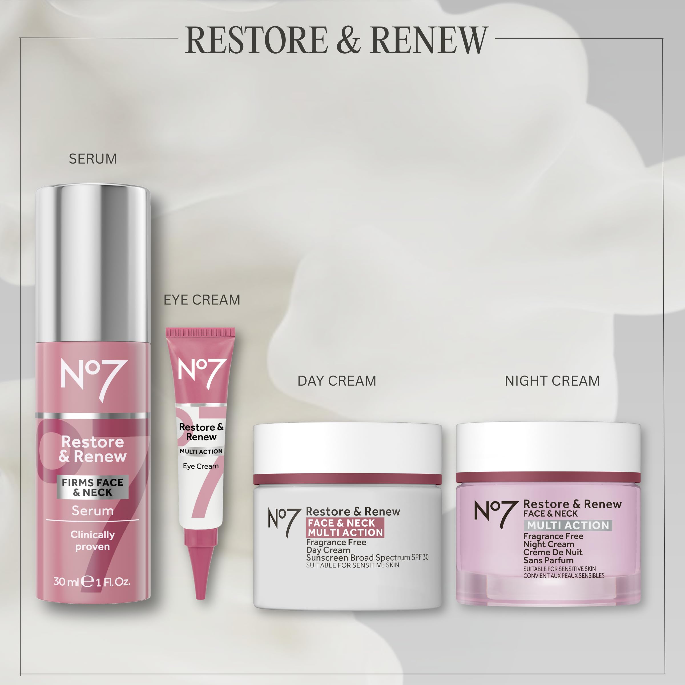 Amazon.com: No7 Restore & Renew Multi Action Face & Neck SPF 30