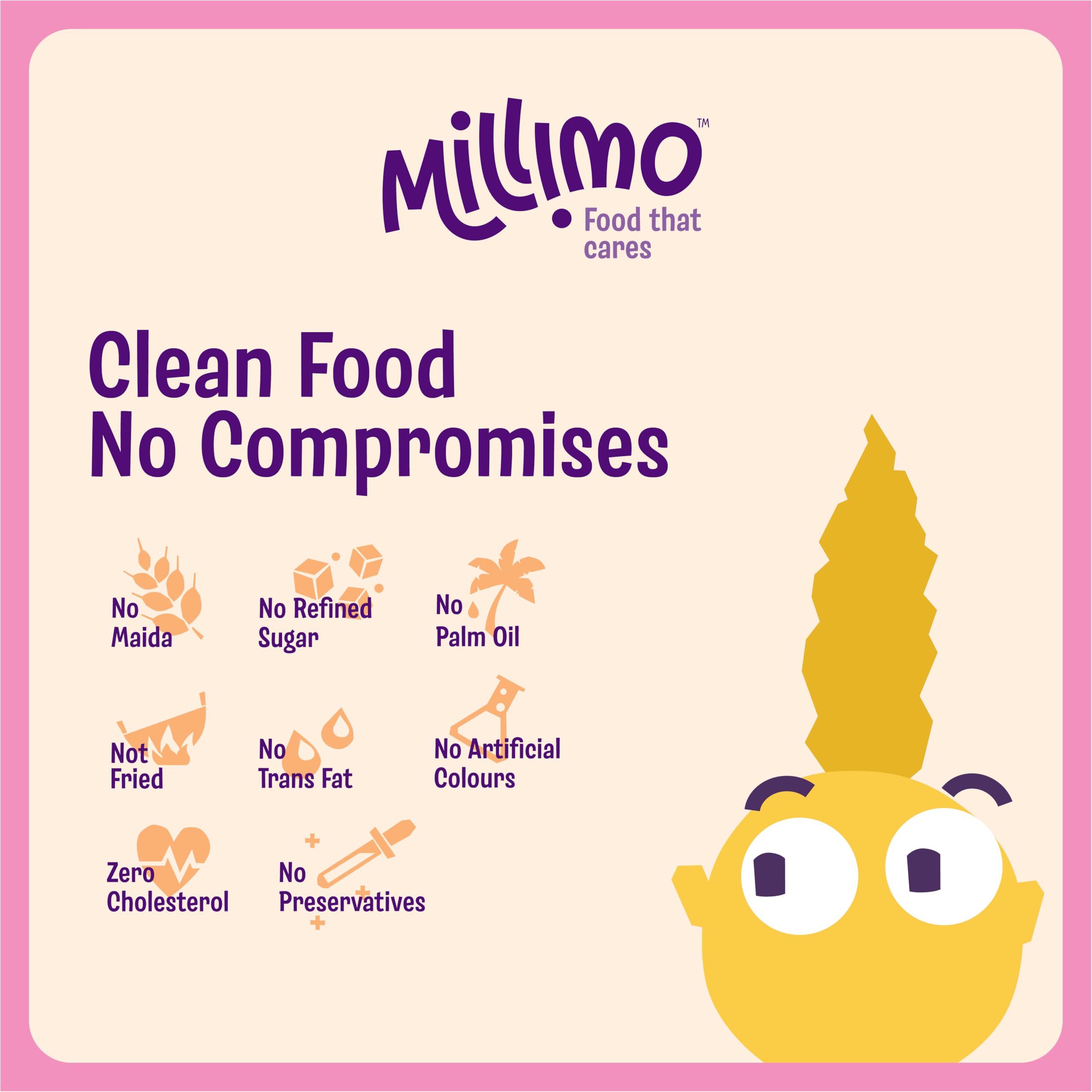 Millimo Kids Nutribar – Berry Nut, 150g | Natural Protein & Fibre from Real Ingredients | Dates, Cranberries, Almonds, Cashews | No Refined Sugar — Amazon image 4