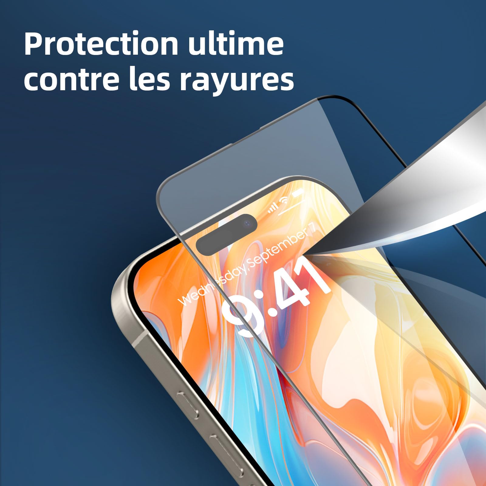 NEW'C 3 x Screen Protector voor iPhone 14 (6,1 inch) en 3 x Camera Lens Protector - Gehard Glass Schermbeschermer - Luchtbelvrij - Ultrabestendig - 9H hardheidsglas