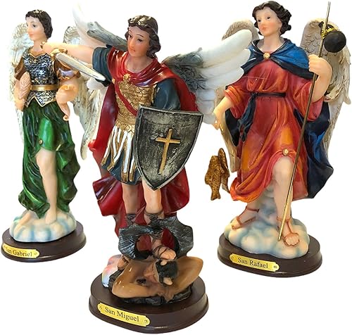 Miniatura 3 de 3 Arcngeles 8" pulgadas San Miguel Arcngel & Gabriel, Rafael Arcángeles Set