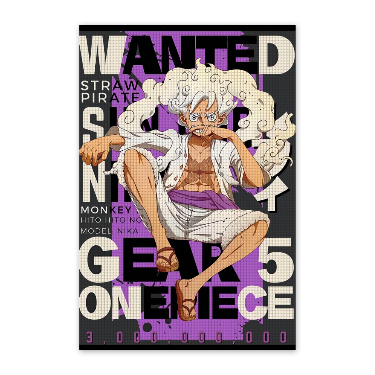 ルフィ＆ヤマト　刺繍アート　ワンピース 👒👹🔥 ・ 【約束のスカジャン】 ドン!!! 「ONE PIECE」と絡繰魂