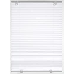 Paneles Aluminio Decorativos GARDINIA Estor plisado "Solo" con ventosas, Persiana plegable opaca, Todas las piezas de montaje incluidas, 2 rieles operativos de aluminio, Blanco, 50 x 130 cm (An x Al), 32923.