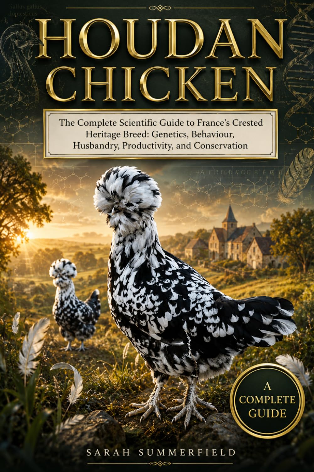 Houdan Chicken: The Complete Scientific Guide to France's Crested Heritage Breed: Genetics, Behaviour, Husbandry, Productivity, and Conservation