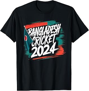 Bangladesh Flag Cricket 2025 Fans Player Coach Bangladeshi T-Shirt