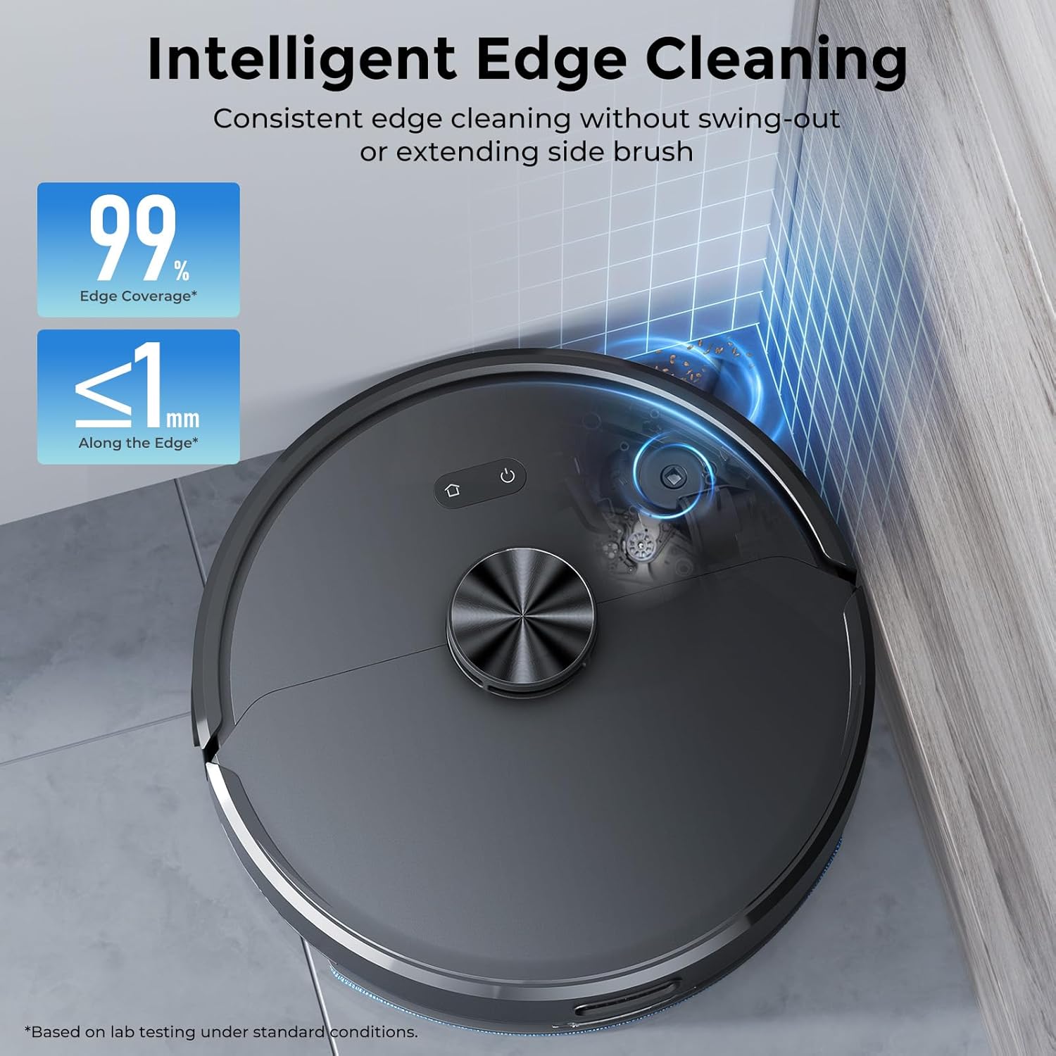 Kilgone Robot Vacuum and Mop Self-Emptying, 6000Pa No-Tangle Suction, LiDAR Multi-Floor Mapping, 90-Day Hands-Free, App, Alexa & Google Assistant for Pet Hair, Carpet & Hard Floor