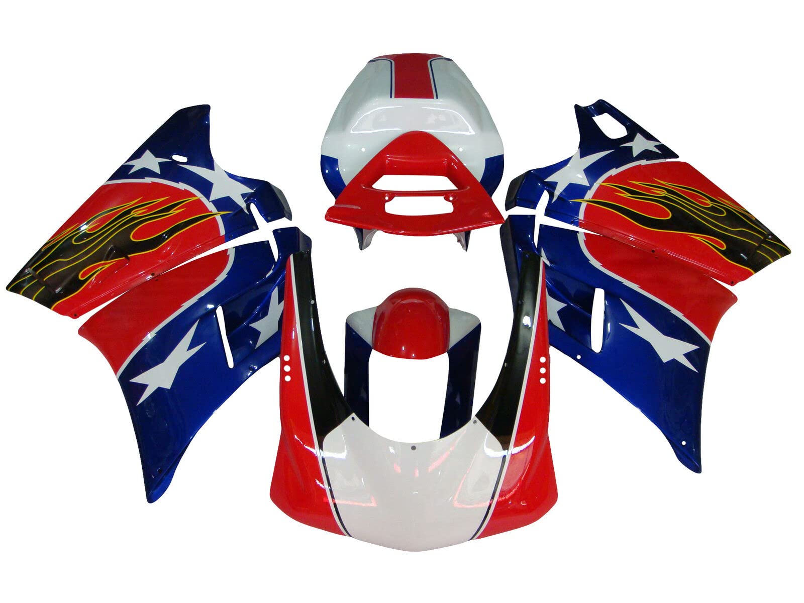 ALLTOOP Red Blue White Fairing Kits fit for Ducati 996 Biposto 1996 1997 1998 1999 2000 2001 2002 74